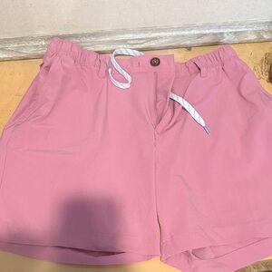 chubbies Pink Athletic Drawstring Shorts